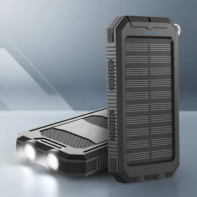 Portable Charger Solar Power Bank 20000mah Capacity - Image 1